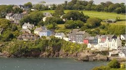 Picture of the town on a hill